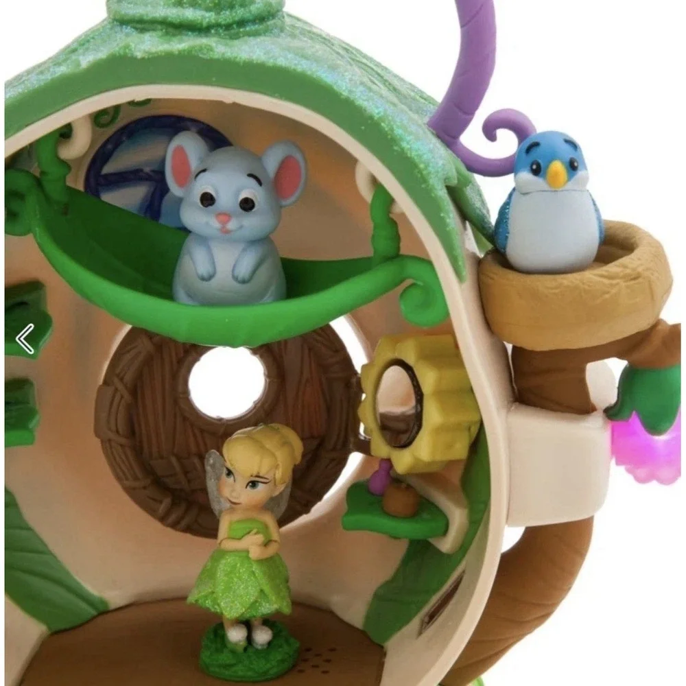 Disney Store Tinker Bell Micro Playset, Disney Animators' Collection Littles NIB